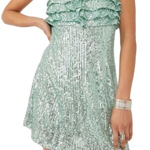 Frida Ruffle Mini Dress free people